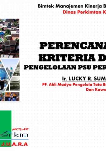 Perencanaan & Kriteria Disain PSU Perumahan